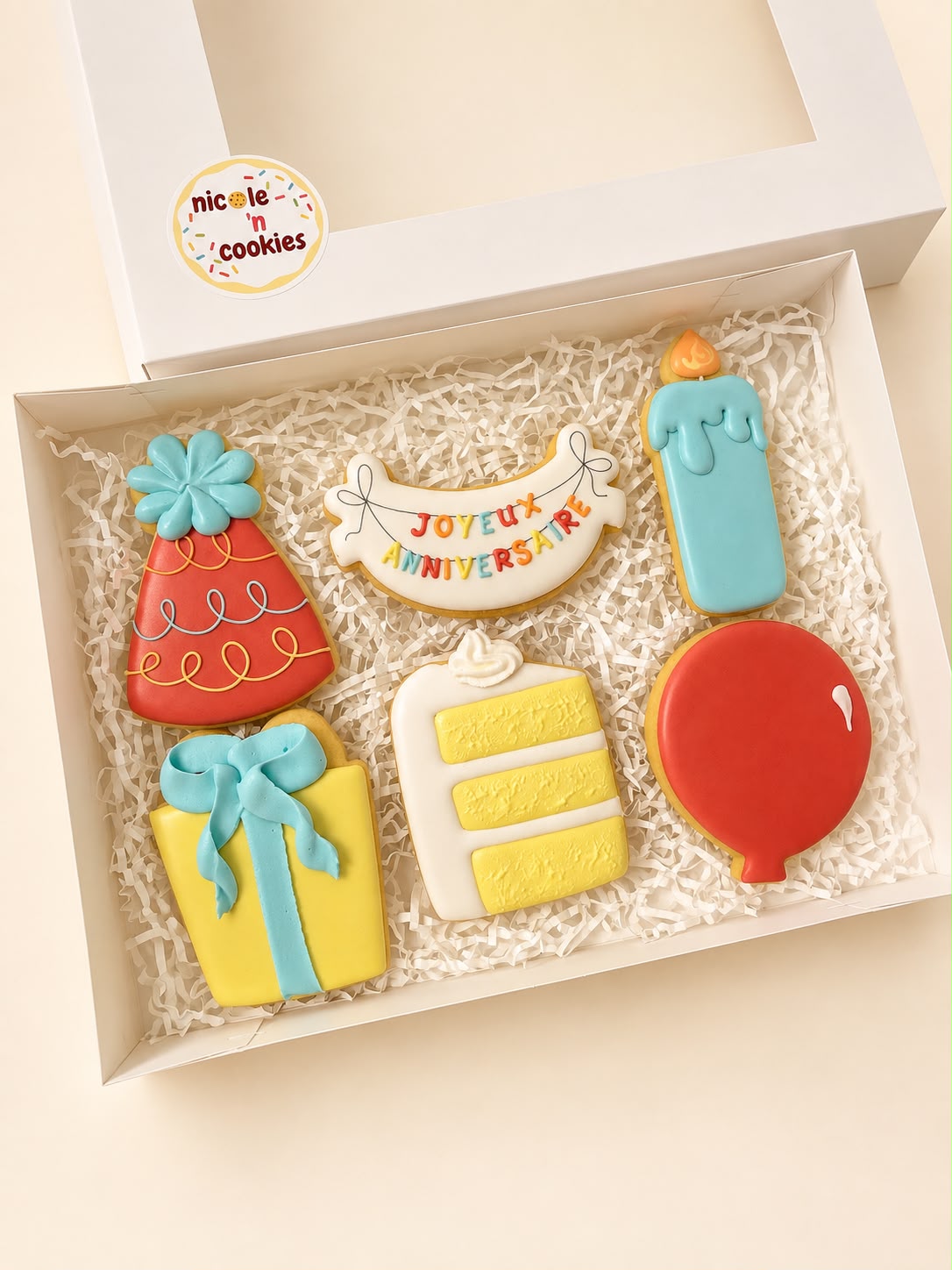 Joyeux Anniversaire - Boîte de 6