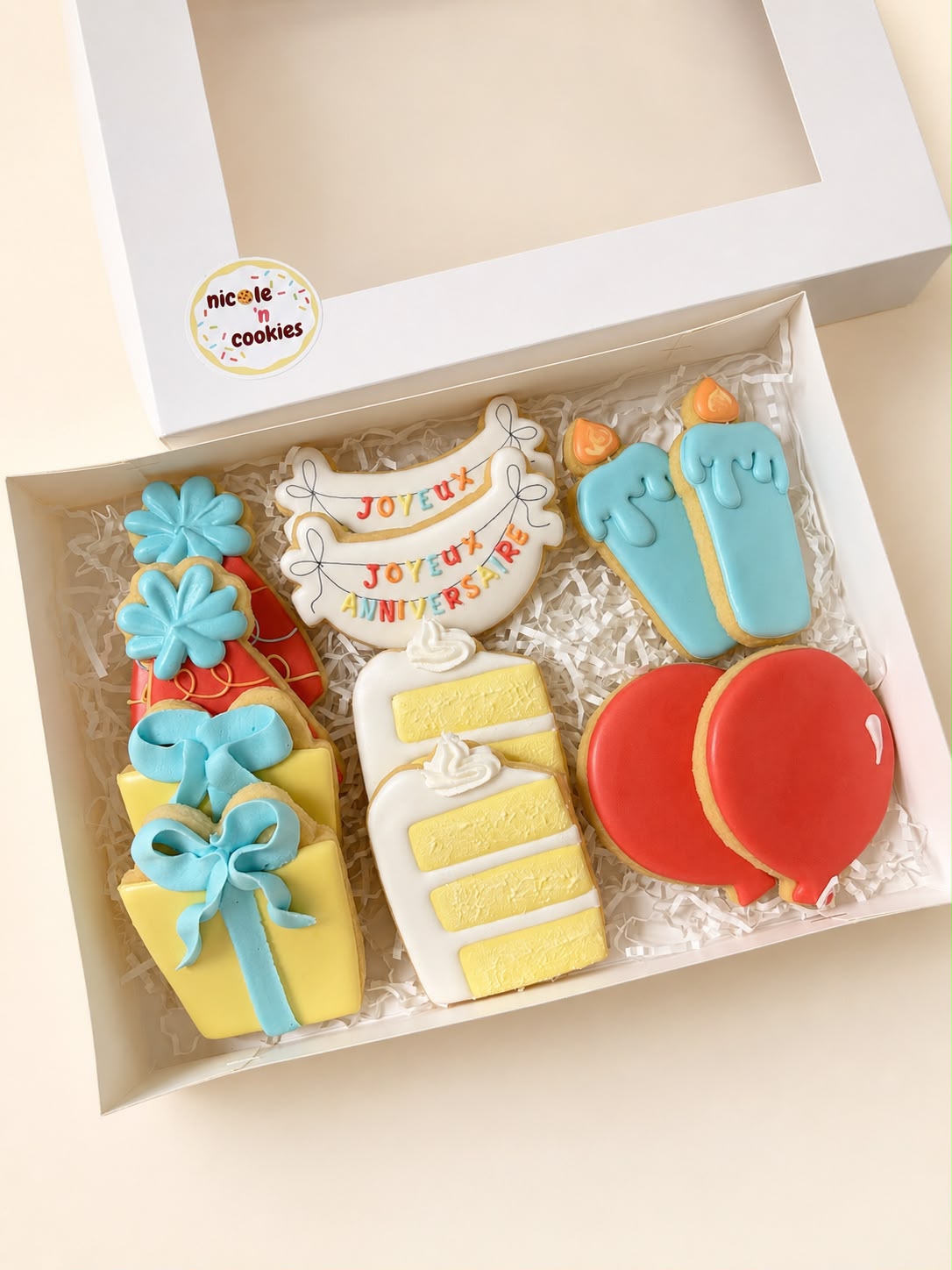Joyeux Anniversaire - Boîte de 12